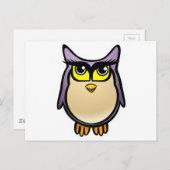 Carte Postale Cute Owl (Devant / Derrière)