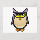 Carte Postale Cute Owl (Devant)