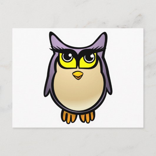 Carte Postale Cute Owl (Devant)