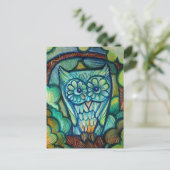 Carte Postale Cute Owl (Debout devant)
