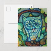 Carte Postale Cute Owl (Devant / Derrière)