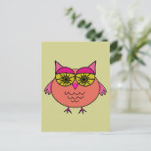 Carte Postale Cute Owl (Debout devant)