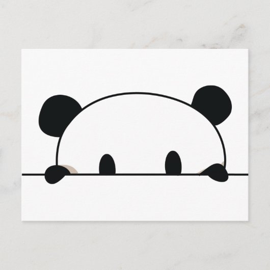 Carte Postale Cute panda (Devant)
