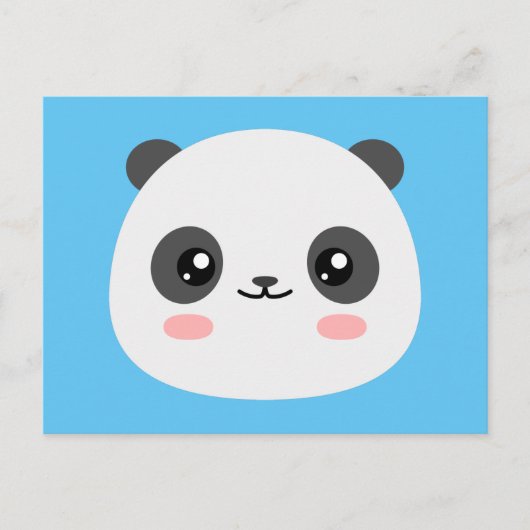 Carte Postale Cute Panda (Devant)