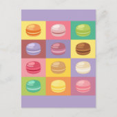 Carte Postale Cute Pastel Macaron Pop Art (Devant)