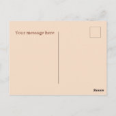 Carte Postale Cute pastèque kangourou ajouter un message (Dos)