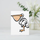 Carte Postale Cute Pelican (Debout devant)