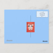 Carte postale Cute Pig (Dos)