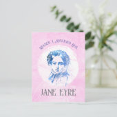 Carte Postale Cute Pink Jane Eyre Portrait Reader Je L'Ai Marié (Debout devant)