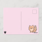 Carte Postale Cute Pom Blank (Dos)