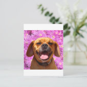 Carte Postale Cute Puggle (Debout devant)
