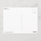 Carte Postale Cute renard arctique (Dos)