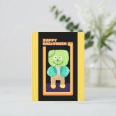 Carte Postale Cute Retro Halloween Frankenstein Monster (Debout devant)