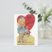 Carte Postale Cute retro vintage (Debout devant)
