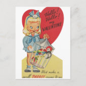 Carte Postale Cute retro vintage (Devant)
