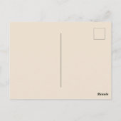 Carte Postale Cute rétro vintage Valentine (Dos)