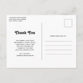 Carte Postale Cute rose Piglets Merci photo animal (Dos)