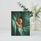 Carte Postale Cute Sleepy Ginger Kitty (Debout devant)