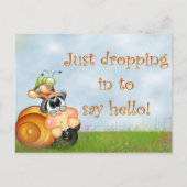 Carte postale Cute Snail (Devant)