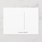 Carte Postale Cute Snow Sprinted Chocolate Lab (Dos)