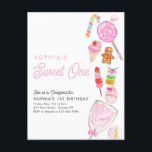 Carte Postale Cute SWEET ONE Candy Kids Candyland 1er anniversai<br><div class="desc">Cute SWEET ONE Candy Kids Candyland 1er anniversaire Invitation</div>