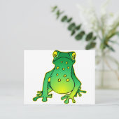 Carte Postale Cute Tree Frog (Debout devant)