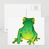 Carte Postale Cute Tree Frog (Devant / Derrière)