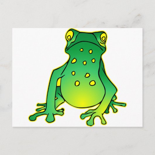 Carte Postale Cute Tree Frog (Devant)