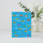 Carte postale Cute Tropical Fish (Debout devant)
