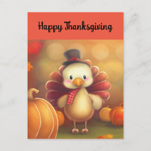 Carte postale Cute Turkey Holiday