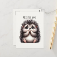 Cute Vous manquez de porc-épic