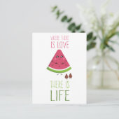 Carte Postale Cute Watermelon (Debout devant)