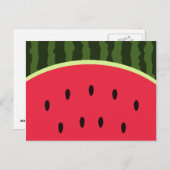 Carte postale Cute Watermelon (Devant / Derrière)