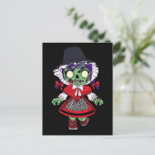 Carte Postale Cute Welsh Zombie (Debout devant)
