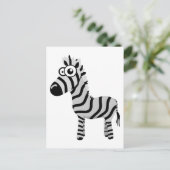 Carte Postale Cute zebra (Debout devant)