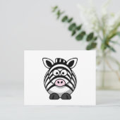 Carte Postale Cute Zebra (Debout devant)
