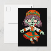 Carte Postale Cute Zombie arménien (Devant / Derrière)