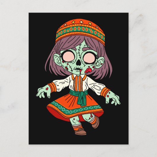 Carte Postale Cute Zombie arménien (Devant)