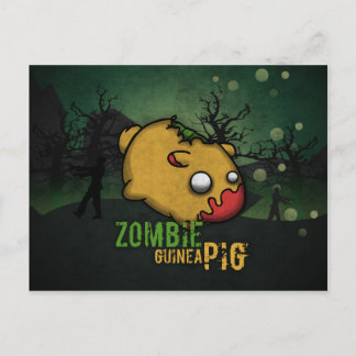 Carte Postale Cute Zombie Guinée porc