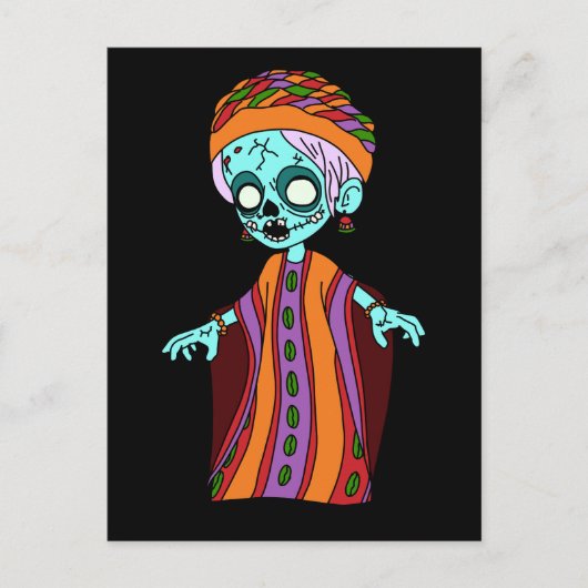 Carte Postale Cute Zombie malien (Devant)