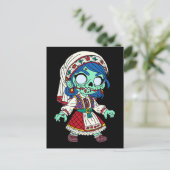 Carte Postale Cute Zombie turc (Debout devant)