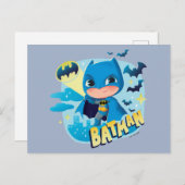 Carte Postale Cuter than mignon Batman (Devant / Derrière)