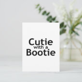 Carte Postale Cutie Avec Un Bootie (Debout devant)