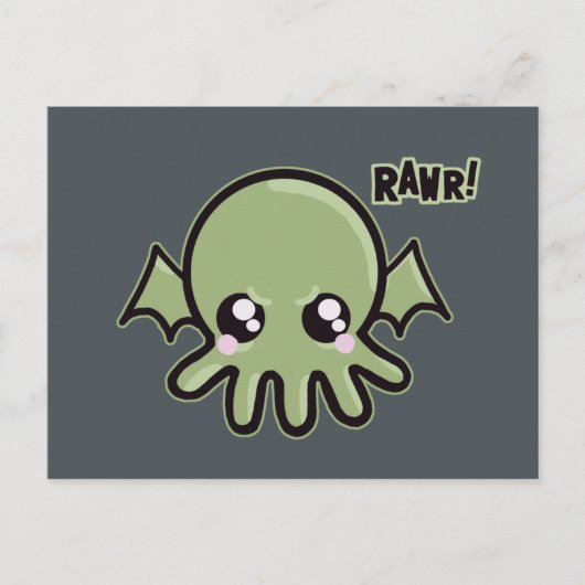 Carte Postale Cutie Baby Cthulhu (Devant)