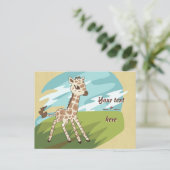 Carte postale Cutie Giraffe (Debout devant)