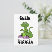 Carte Postale Cutie Patutie Dino (Debout devant)