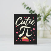 Carte Postale Cutie Pi Cute Pie Saint Valentin (Debout devant)