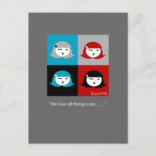 Carte postale Cutie Pie Girls (Devant)