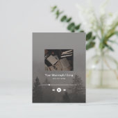 Carte Postale Cuztomizable moody Music Player Aesthetic (Debout devant)