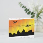 Carte postale CVG de l'aéroport de Cincinnati (Debout devant)